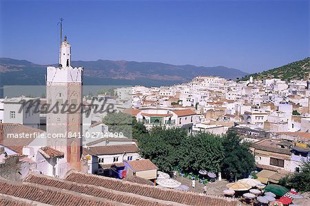 Town of Chefchaouen (Chaouen), Rif mountain region, Morocco, North Africa, Africa