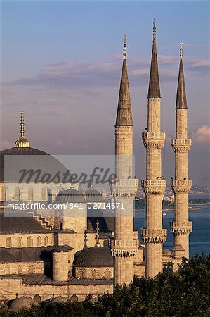 The Blue Mosque (Sultan Ahmet Mosque), UNESCO World Heritage Site, Istanbul, Marmara Region, Turkey