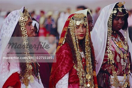 Traditional berber wedding, Tataouine Oasis, Tunisia, North Africa