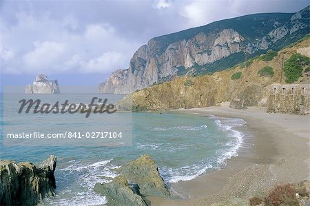 Pan di Zucchero, Scoglio, rocky islet, southwest coast, Sardinia, Italy, Mediterranean, Europe