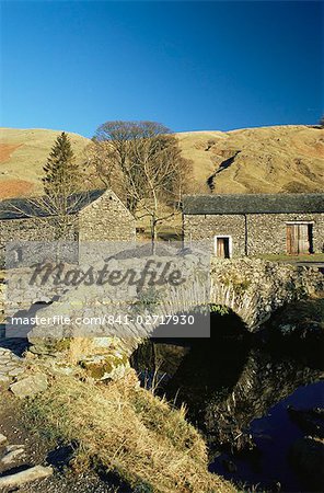Watendlath village, Lake District, Cumbria, England, United Kingdom, Europe