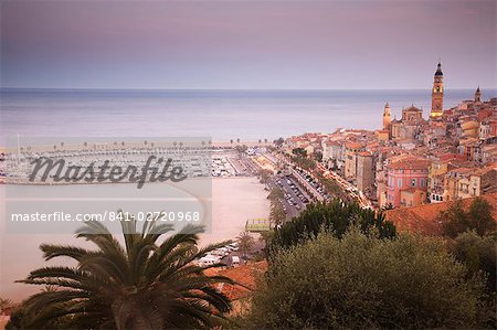 Menton, Alpes Maritimes, Provence, Cote d'Azur, French Riviera, France, Mediterranean, Europe