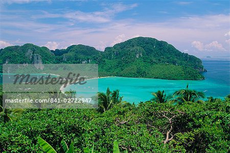 Koh Phi Phi, limestone island that typifies the coastline around Phuket and Krabi, Thailand, Asia