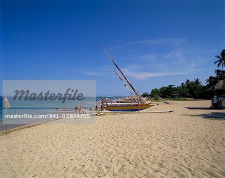 Prahu boat, Sanur Beach, Bali, Indonesia, Southeast Asia, Asia