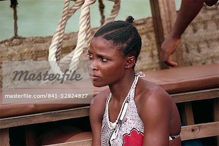 Portrait of a local woman, Kenya, East Africa, Africa