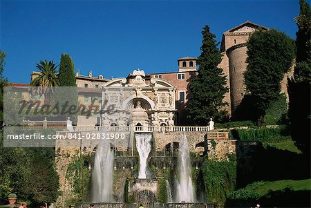 Villa d'Este, UNESCO World Heritage Site, Tivoli, Lazio, Italy, Europe