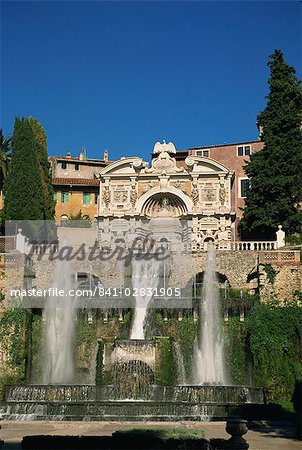 Villa d'Este, UNESCO World Heritage Site, Tivoli, Lazio, Italy, Europe