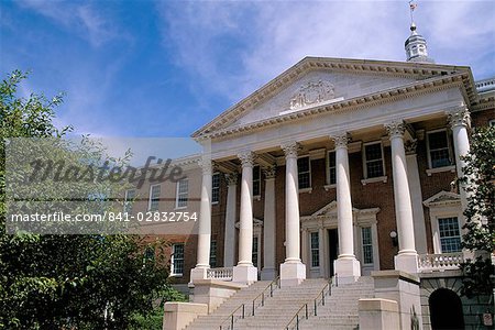 The State House, Annapolis, Maryland, United States of America, North America