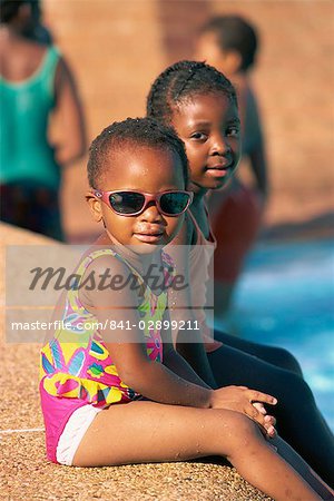 Kids at the Marine Parade, Durban, South Africa, Africa