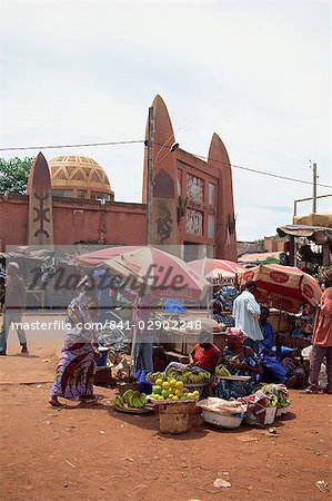 Street scene, Bamako, Mali, West Africa, Africa Street scene, Bamako, Mali, West Africa, Africa