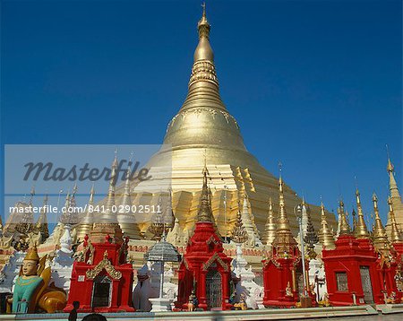 Shwe Dagon Pagoda, Yangon (Rangoon), Myanmar (Burma), Asia