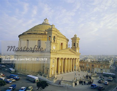 Church of St. Mary, fourth largest dome in Europe, Mosta, Malta, Europe Church of St. Mary, fourth largest dome in Europe, Mosta, Malta, Europe