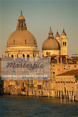 The church of Santa Maria della Salute, seen across the Grand Canal, from the Academia Bridge, Venice, UNESCO World Heritage Site, Veneto, Italy, Europe