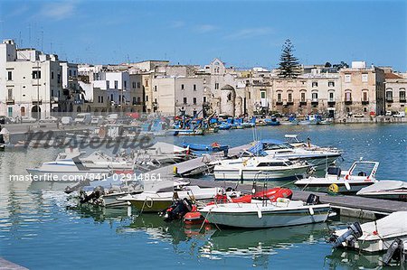 The harbour, Trani, Puglia, Italy, Mediterranean, Europe