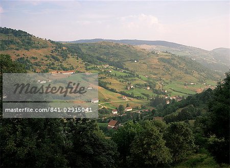 Moselotte Valley, Bas-Rupts area, near Gerardmer, Vosges Mountains, Lorraine, France, Europe