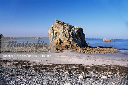 Pointe du Chateau, Cote de Granit Rose, Cotes d'Amor, Brittany, France