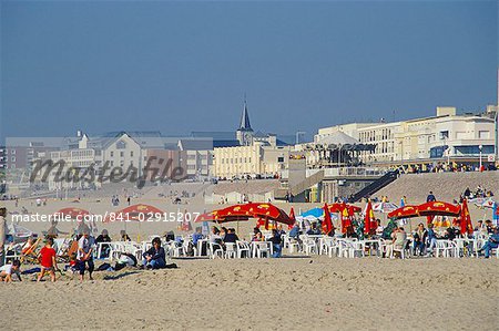 Beach cafe, Berck-sur-Mer, Pas-de-Calais, France, Europe