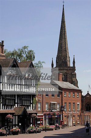 Town centre, Hereford, Herefordshire, Midlands, England, United Kingdom, Europe