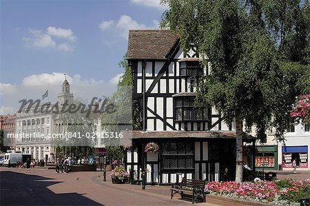 Town centre, Hereford, Herefordshire, Midlands, England, United Kingdom, Europe
