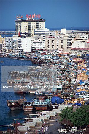 The Dhow Wharf, Dubai, United Arab Emirates, Middle East