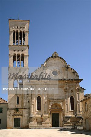 St. Stephen's cathedral, Hvar, Dalmatia, Croatia, Europe