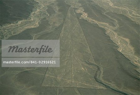 Trapezoid, Nazca Lines (Nasca Lines), UNESCO World Heritage Site, Peru, South America