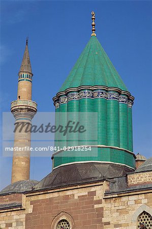 Mevlana Muzesi, Konya, Anatolia, Turkey, Asia Minor, Eurasia