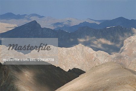 View over Yedigoller Plateau from Mount Embler, Taurus Mountains, Anatolia, Turkey, Asia Minor, Eurasia