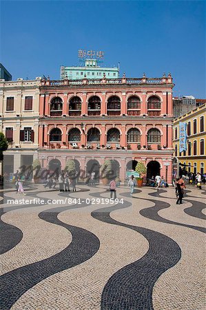 Senate Square (Largo de Senado), Macau, China, Asia