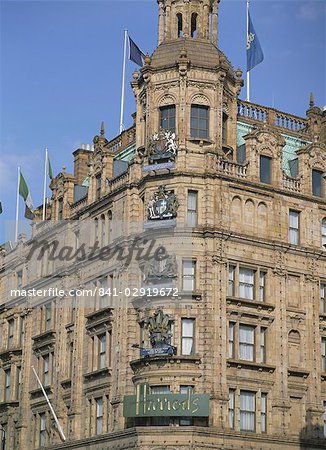 Harrods, Knightsbridge, London, England, United Kingdom, Europe