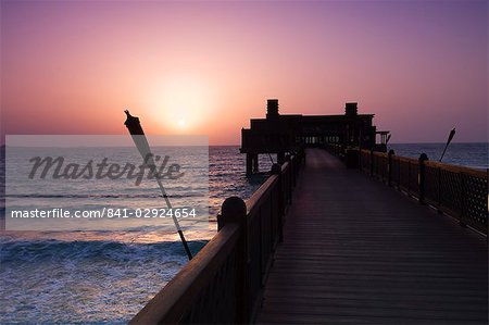 Pier at Madinat Jumeirah Hotel, Dubai, United Arab Emirates, Middle East