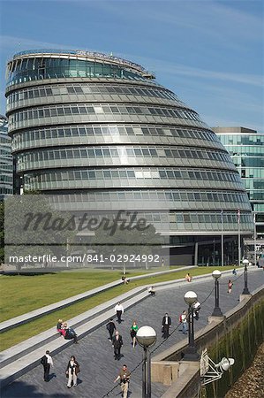 City Hall on the South Bank of the River Thames, London, England, United Kingdom, Europe