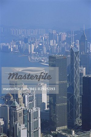 Skyline and Victoria Harbour, Hong Kong, China, Asia Skyline and Victoria Harbour, Hong Kong, China, Asia