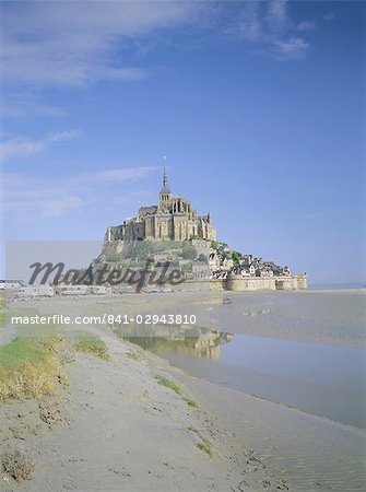 Mont-Saint-Michel (Mont-St. Michel), UNESCO World Heritage Site, Basse Normandie (Normandy), France, Europe