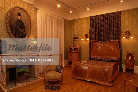 Art Nouveau Bedroom Interior In The Musee De L Ecole De