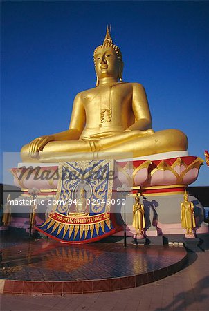 Giant Golden Buddha, Koh Samui, Thailand, Asia