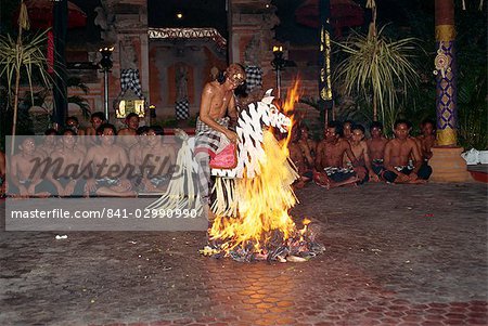 Fire dance, Bali, Indonesia, Southeast Asia, Asia