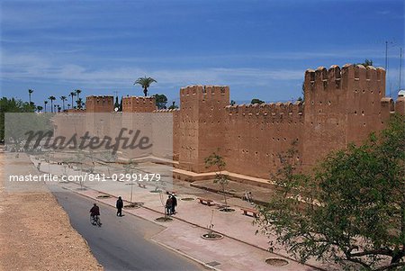 Taroudannt City Walls, Morroco, North Africa, Africa