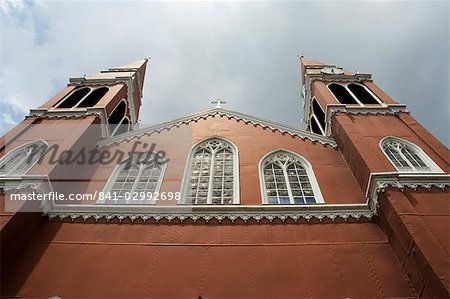 Iglesa de Grecia church made in Europe of iron, Grecia, Central Highlands, Costa Rica, Central America