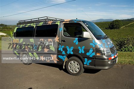 Travel company's vehicle for tours, Costa Rica, Central America