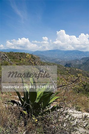 Landscape near Hierve el Agua, Oaxaca, Mexico, North America