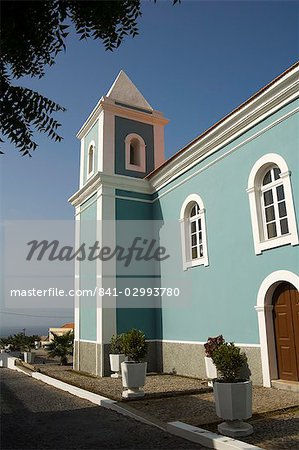 Roman Catholic church, Sao Filipe, Fogo (Fire), Cape Verde Islands, Africa Roman Catholic church, Sao Filipe, Fogo (Fire), Cape Verde Islands, Africa