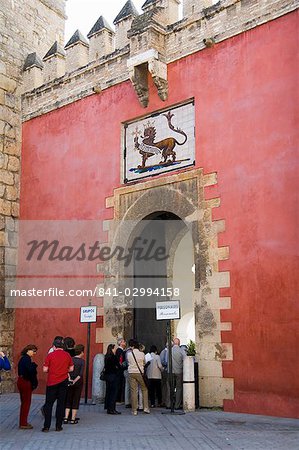 Real Alcazar, Santa Cruz district, Seville, Andalusia (Andalucia), Spain, Europe