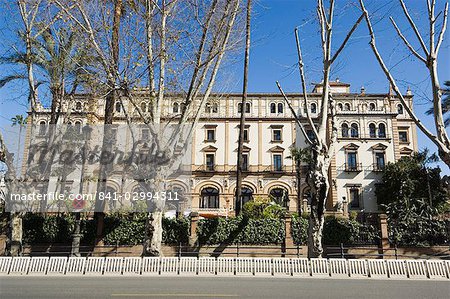 Hotel Alfonso VIII in the Parque Maria Luisa district, Seville, Andalusia, Spain, Europe