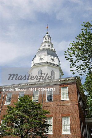 State Capitol building, Annapolis, Maryland, United States of America, North America