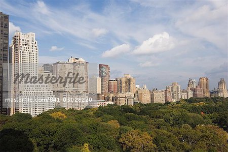 View of Central Park looking north, Manhattan, New York, New York State, United States of America, North America
