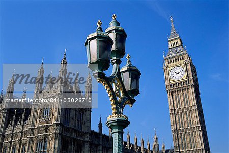 Big Ben and the Houses of Parliament, UNESCO World Heritage Site, Westminster, London, England, United Kingdom, Europe