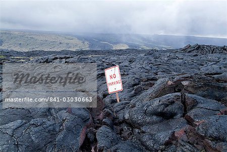 Lava flow, Kilauea, Hawaii Volcanoes National Park, UNESCO World Heritage Site, Island of Hawaii (Big Island), Hawaii, United States of America, North America