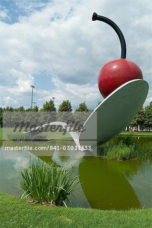 Cherry and Spoonbridge, Claes Oldenburg, Walker Arts Center, Minneapolis, Minnesota, United States of America, North America