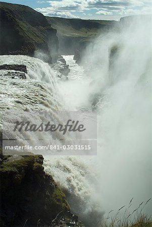 Gullfoss (Golden Falls), Iceland, Polar Regions